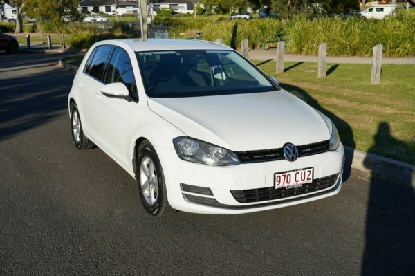 2013 Volkswagen Golf AU MY14 90 TSI White 6 Speed Manual Hatchback image