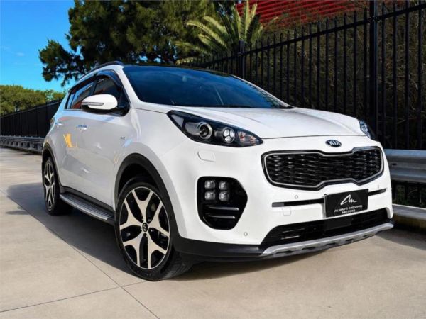 2017 KIA SPORTAGE 4D WAGON QL MY18 GT-LINE GREY LEATHER (AWD) image