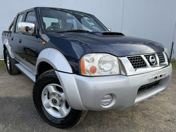 2010 Nissan Navara D22 MY08 ST-R (4x4) Blue 5 Speed Manual Dual Cab Pick-up image
