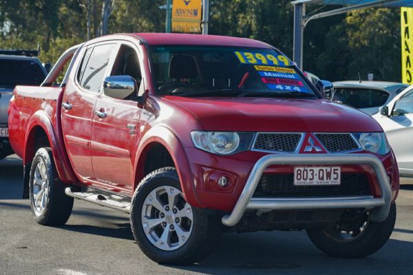 2011 Mitsubishi Triton MN MY11 GLX-R Double Cab Red 5 Speed Manual Utility image