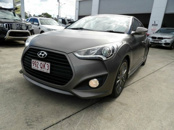 2016 Hyundai Veloster FS5 Series II SR Coupe D-CT Turbo Grey 7 Speed Sports Automatic Dual Clutch image