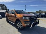 Image for 2016 Ford Ranger PX MkII Wildtrak Double Cab Orange 6 Speed Sports Automatic Dual Cab