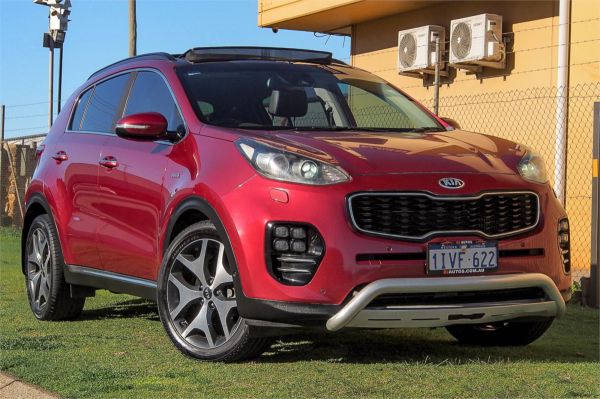 2017 KIA SPORTAGE 4D WAGON QL MY18 GT-LINE GREY LEATHER (AWD) image