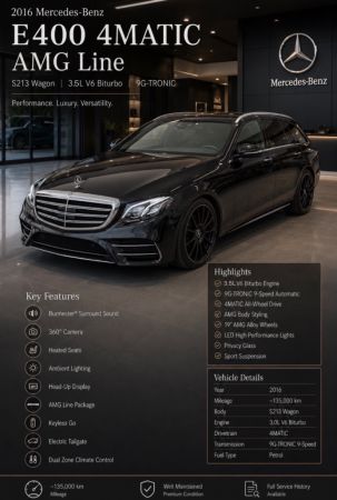 2016 Mercedes-Benz E-CLASS Wagon