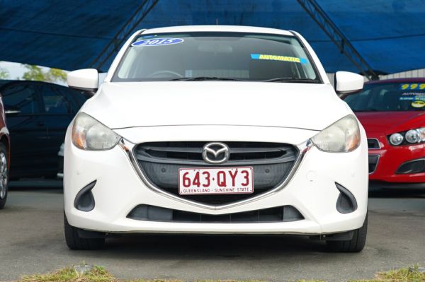 2015 Mazda 2 DJ2HAA Neo SKYACTIV-Drive White 6 Speed Sports Automatic Hatchback image