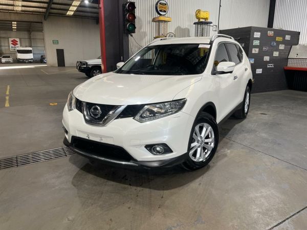 2015 Nissan X-Trail T32 ST-L 7 Seat (FWD) White Continuous Variable Wagon image