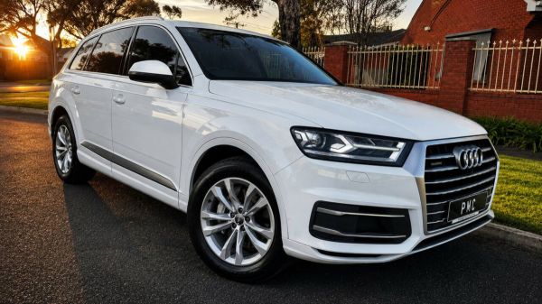 2018 Audi Q7 4M MY18 3.0 TDI Quattro White Diamond 8 Speed Automatic Tiptronic Wagon image