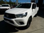 Image for 2016 Toyota Hilux GUN125R Workmate Double Cab White 6 Speed Sports Automatic Utility