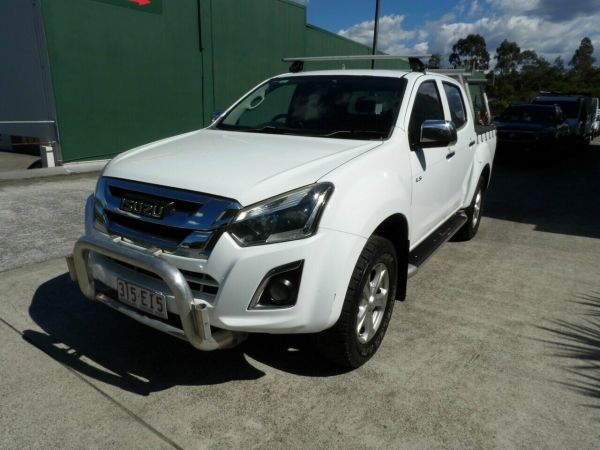 2017 Isuzu D-MAX MY17 LS-U Crew Cab 4x2 High Ride White 6 Speed Sports Automatic Utility image