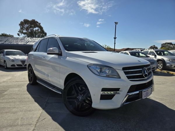 2015 Mercedes-Benz M-Class W166 805MY ML250 BlueTEC 7G-Tronic + White 7 Speed Sports Automatic Wagon image