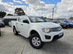Image for 2014 Mitsubishi Triton MN MY15 GLX Double Cab White 4 Speed Sports Automatic Utility