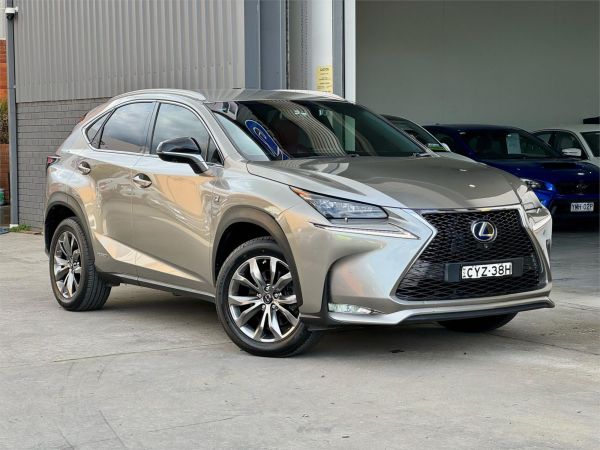 2015 LEXUS NX300h 4D WAGON AYZ15R F-SPORT HYBRID (AWD)