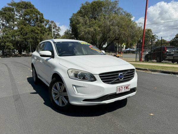 2015 Volvo XC60 DZ MY16 T5 Geartronic Luxury White 8 Speed Sports Automatic Wagon image
