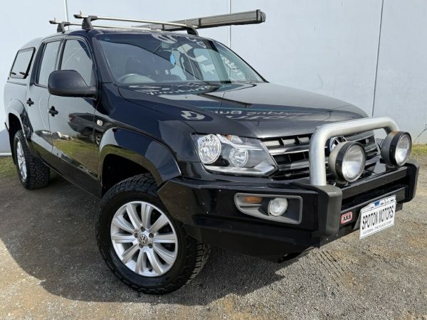 2011 Volkswagen Amarok 2H MY12 TDI400 (4x4) Black 6 Speed Manual Dual Cab Utility image