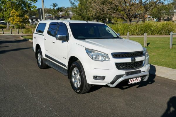 2013 Holden Colorado RG LTZ Thunder (4x4) White 6 Speed Automatic Crew Cab Pickup image