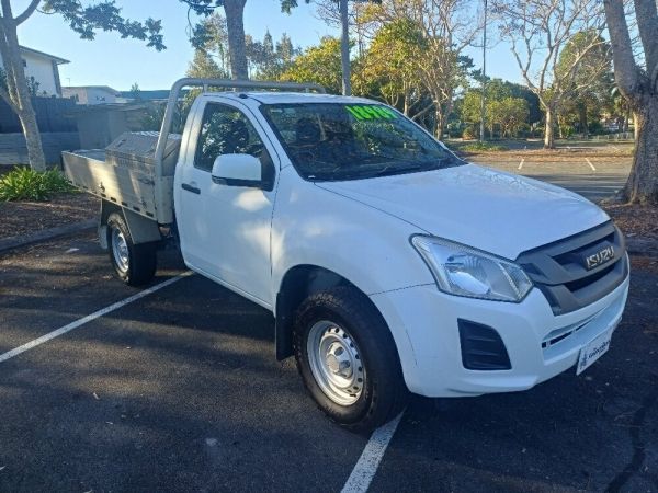 2018 Isuzu D-MAX TF MY17 SX HI-Ride (4x2) White 6 Speed Automatic Cab Chassis image