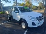 Image for 2018 Isuzu D-MAX TF MY17 SX HI-Ride (4x2) White 6 Speed Automatic Cab Chassis