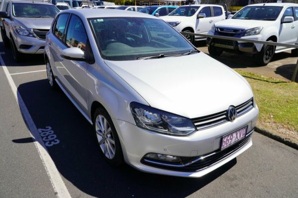 2017 Volkswagen Polo 6R MY17.5 Urban + (81Tsi) Silver 7 Speed Auto Direct Shift Hatchback image