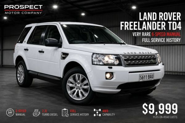 2013 Land Rover Freelander 2 LF MY14 TD4 (4x4) White Crystal 6 Speed Manual Wagon image
