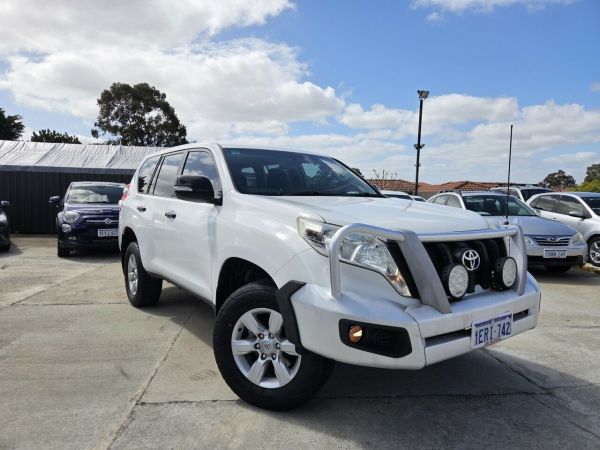2015 Toyota Landcruiser Prado KDJ150R MY14 GXL White 5 Speed Sports Automatic Wagon image