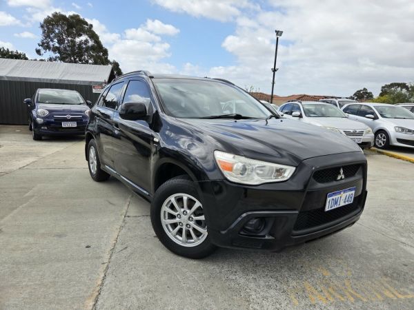 2010 Mitsubishi ASX XA MY11 2WD Black 6 Speed Constant Variable Wagon image