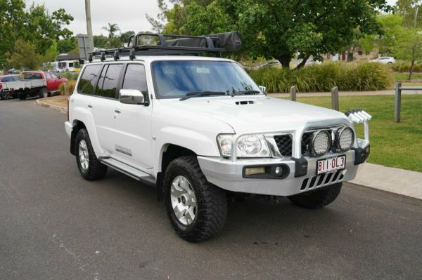 2011 Nissan Patrol GU VII ST (4x4) White 4 Speed Automatic Wagon image
