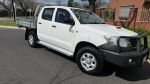 Image for 2012 Toyota Hilux KUN26R MY12 SR (4x4) White Crystal 5 Speed Manual Dual Cab Pick-up