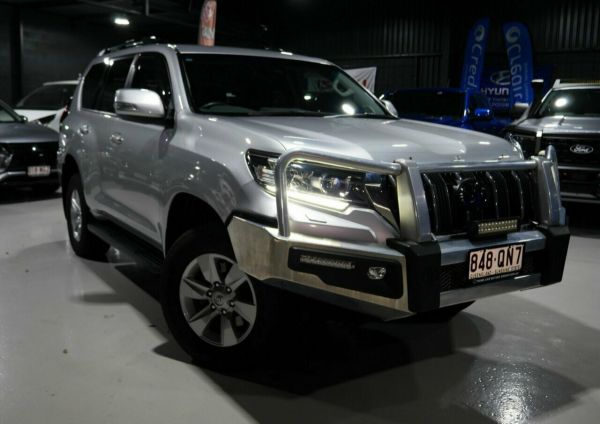 2018 Toyota Landcruiser Prado GDJ150R GXL Silver 6 Speed Sports Automatic Wagon image