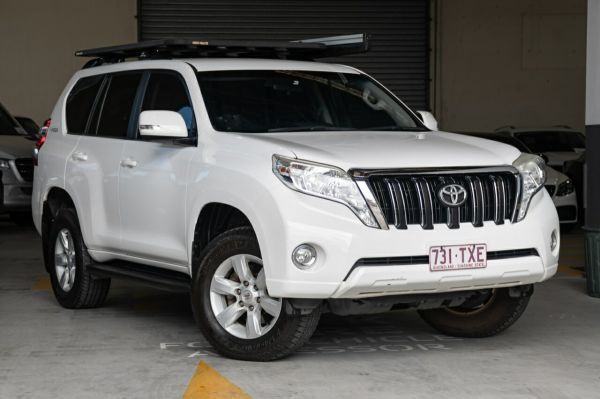 2014 Toyota Landcruiser Prado KDJ150R MY14 GXL White 5 Speed Sports Automatic Wagon image