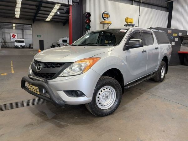 2014 Mazda BT-50 MY13 XT Hi-Rider (4x2) Silver 6 Speed Manual Dual Cab Utility image