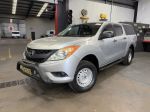 Image for 2014 Mazda BT-50 MY13 XT Hi-Rider (4x2) Silver 6 Speed Manual Dual Cab Utility