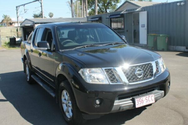 2011 Nissan Navara D40 MY10 ST-X Black 5 Speed Automatic Utility image