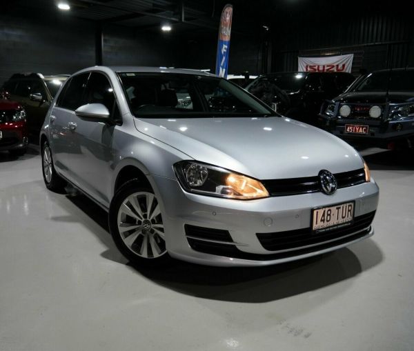 2014 Volkswagen Golf VII MY14 90TSI DSG Comfortline Silver 7 Speed Sports Automatic Dual Clutch image