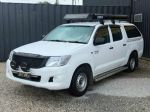 Image for 2014 Toyota Hilux GGN25R MY12 SR (4x4) White 5 Speed Automatic Dual Cab Pick-up