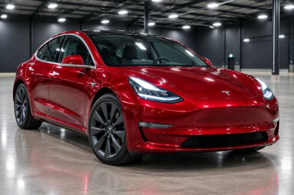 2022 Tesla Model 3 MY22 Rear-Wheel Drive Soul Red 1 Speed Automatic Sedan image