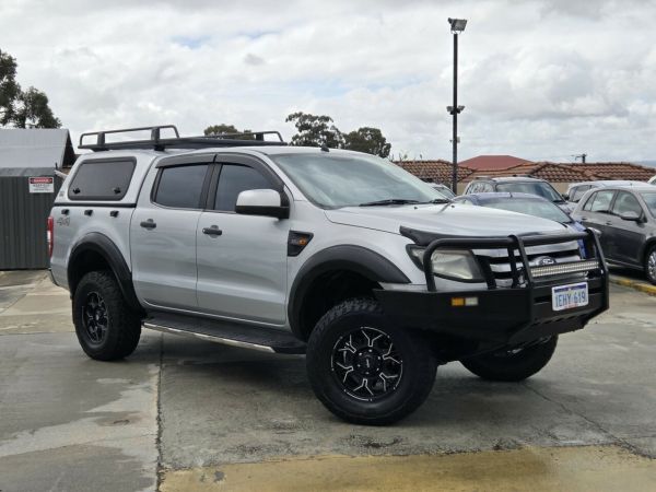 2013 Ford Ranger PX XLS Double Cab Silver 6 Speed Manual Double Cab