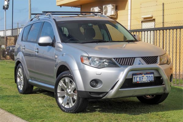 2008 MITSUBISHI OUTLANDER 4D WAGON ZG MY08 VR-X LUXURY (7 SEAT)