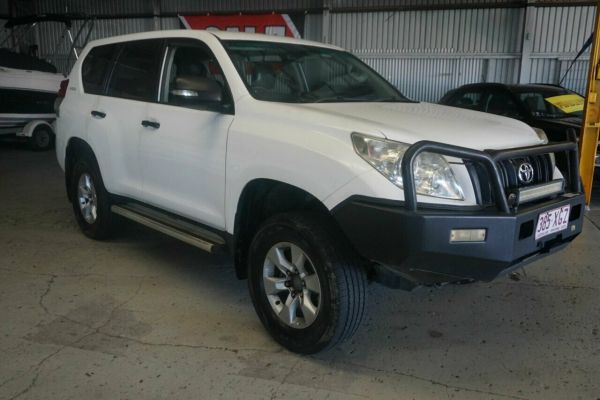2012 Toyota Landcruiser Prado KDJ150R GX White 5 Speed Sports Automatic Wagon image