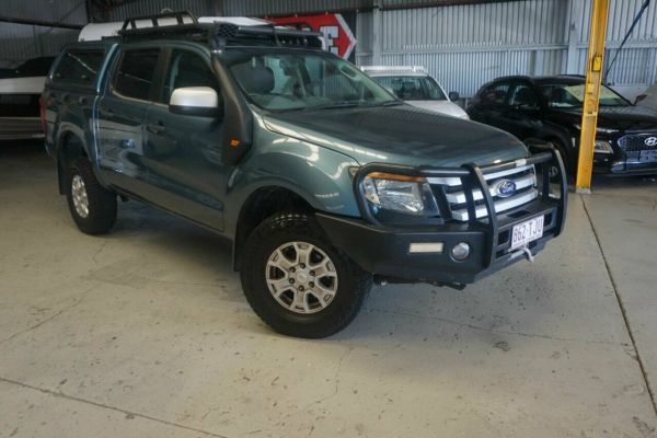 2013 Ford Ranger PX XLS Double Cab Blue 6 Speed Manual Double Cab image