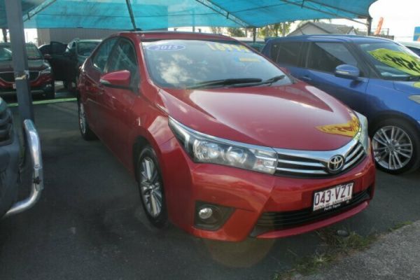 2015 Toyota Corolla ZRE172R SX S-CVT Red 7 Speed Constant Variable Sedan