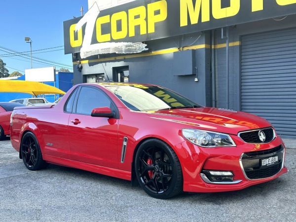 2016 Holden Ute VF II MY16 SS V Ute Redline Red 6 Speed Sports Automatic Utility image