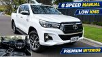 Image for 2019 Toyota Hilux GUN126R MY19 SR5 (4x4) Pearl White 6 Speed Manual Double Cab Pick Up