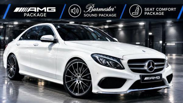 2015 Mercedes-Benz C250 205 MY16 D Pearl White 7 Speed Automatic Sedan image