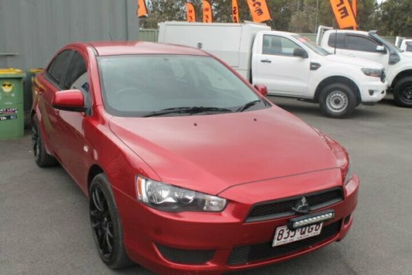 2012 Mitsubishi Lancer CJ MY13 ES Red 5 Speed Manual Sedan image