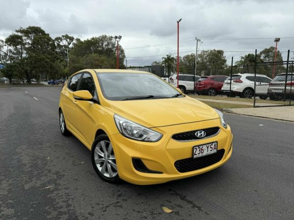 2018 Hyundai Accent RB6 MY18 Sport Yellow 6 Speed Sports Automatic Hatchback image