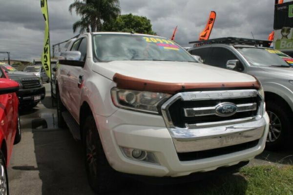 2015 Ford Ranger PX MkII XLT Double Cab 4x2 Hi-Rider White 6 Speed Sports Automatic Double Cab image