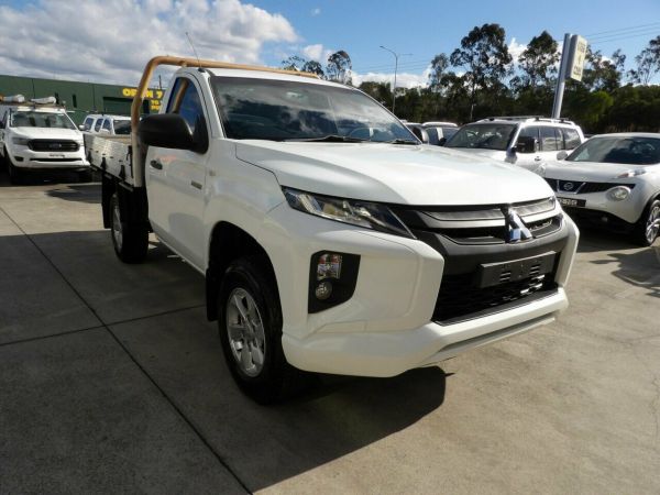 2019 Mitsubishi Triton MR MY19 GLX 4x2 White 6 Speed Sports Automatic Cab Chassis image