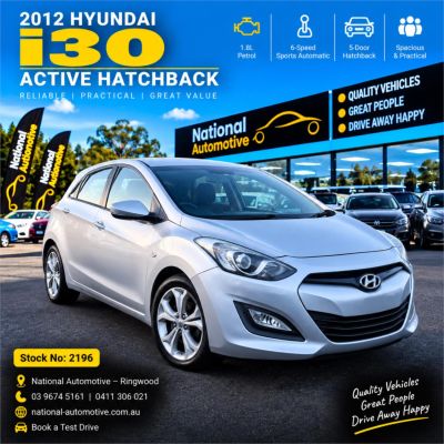 2012 Hyundai i30 Hatchback GD Active