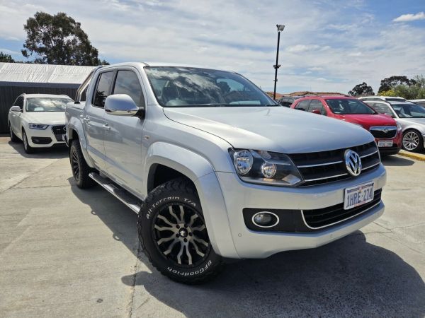 2013 Volkswagen Amarok 2H MY13 TDI420 4Motion Perm Highline Silver 8 Speed Automatic Utility image