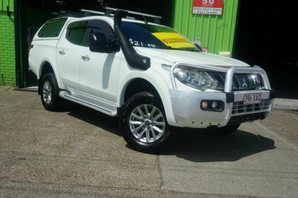 2016 Mitsubishi Triton MQ MY16 GLS Double Cab White 5 Speed Sports Automatic Utility image
